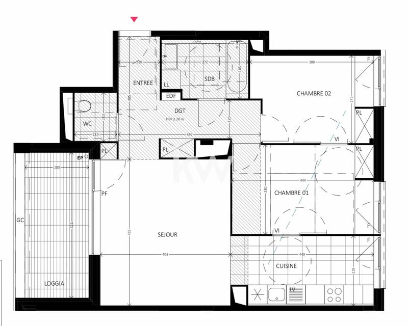 Appartement - 67 m² - 3 pièces