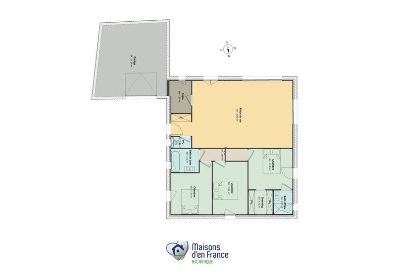 Terrain constructible - 450 m²