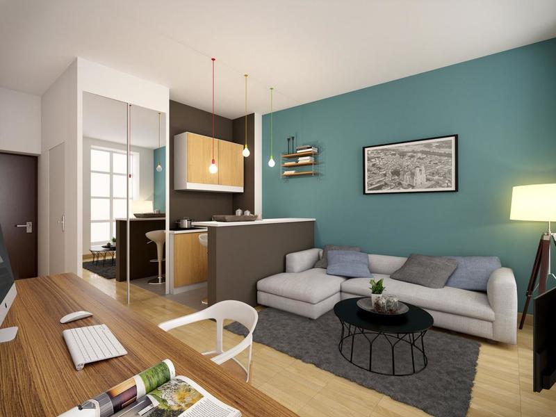 Appartement - 33 m² - 1 pièce