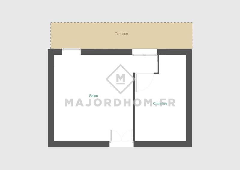 Appartement - 33 m² - 2 pièces