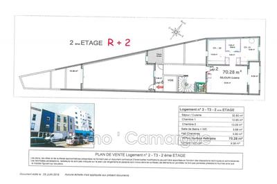 Appartement - 70 m² - 3 pièces