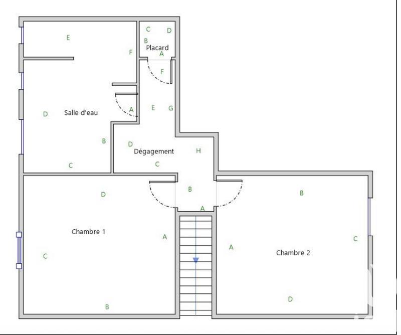 Duplex - 102 m² - 5 pièces