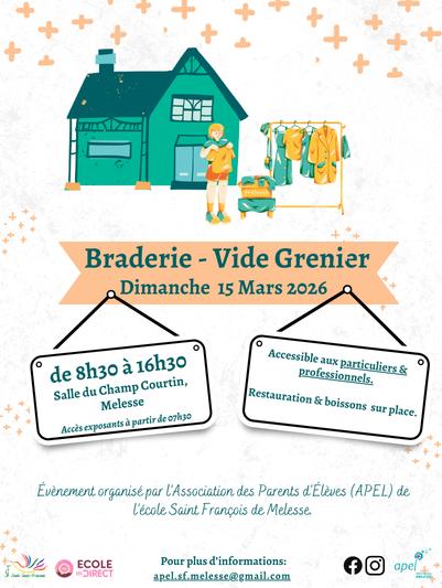 Braderie - vide grenier de l'école saint françois