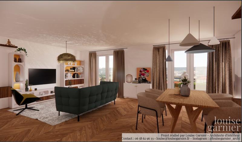 Appartement - 100 m² - 3 pièces