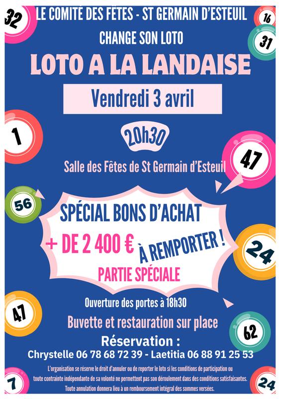 Loto du comité des fêtes