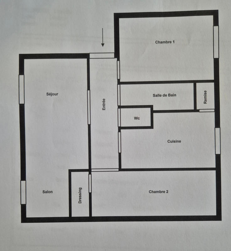 Appartement - 69 m² - 4 pièces