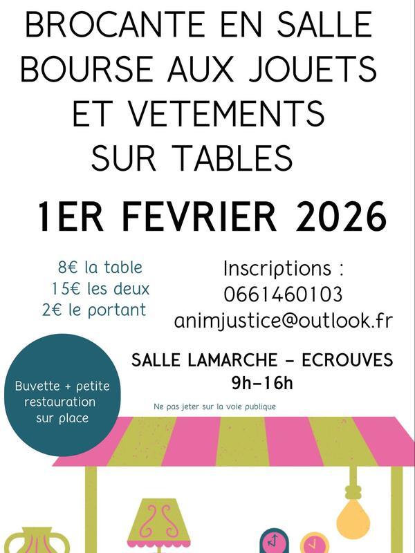 Brocante - bourse jouets et vêtements