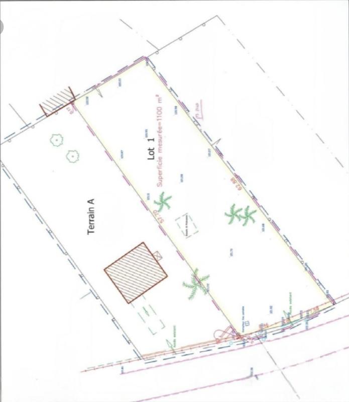 Terrain - 1 100 m²