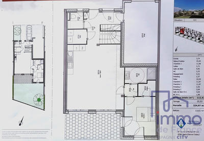 Maison - 112 m² - 4 pièces