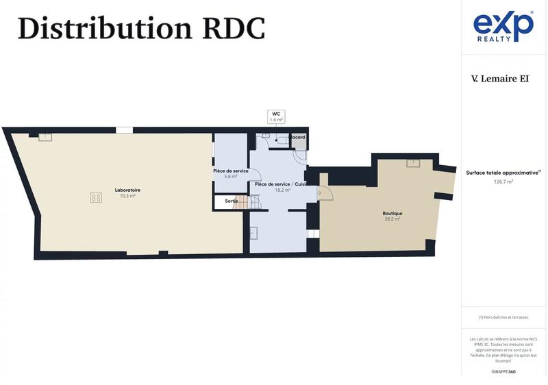 Fonds de commerce - 202 m²