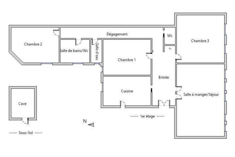 Appartement - 120 m² - 5 pièces