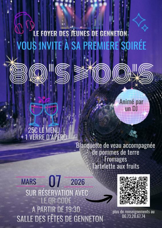 Soirée années 80 à 2000