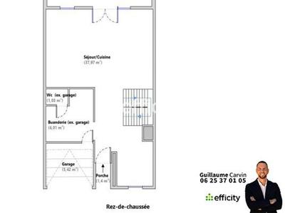 Maison - 80 m² - 4 pièces