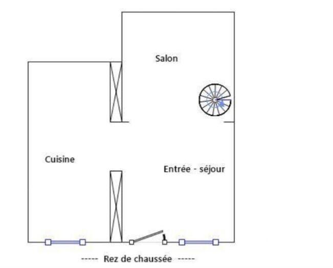 Maison de village - 84 m² - 3 pièces