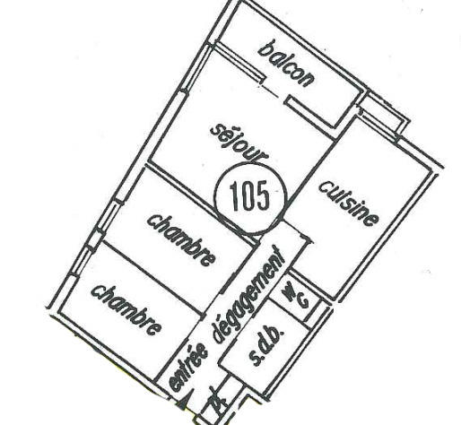 Appartement - 68 m² - 3 pièces