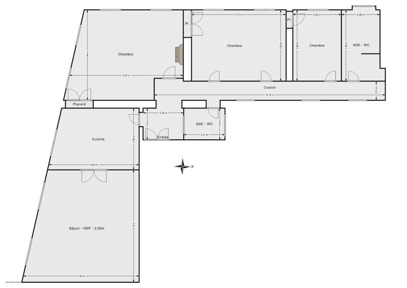 Appartement - 142 m² - 5 pièces