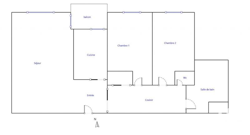 Appartement - 75 m² - 3 pièces
