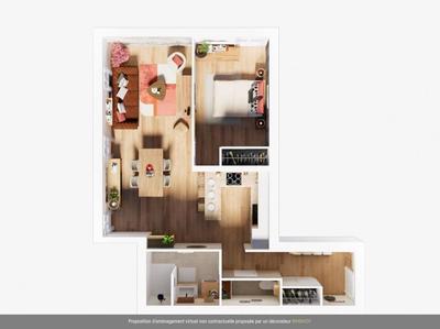 Appartement - 58 m² - 2 pièces