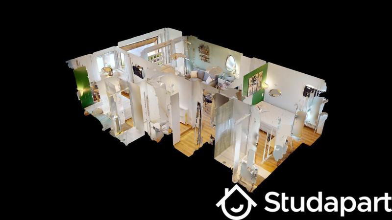 Chambre - 11 m² - 1 pièce