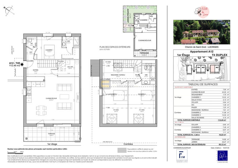 Appartement - 112 m² - 4 pièces