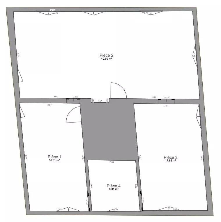 Appartement - 81 m² - 4 pièces