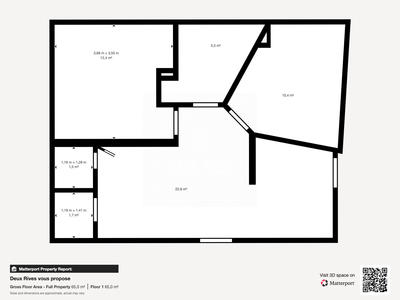 Local commercial - 54 m² - 3 pièces