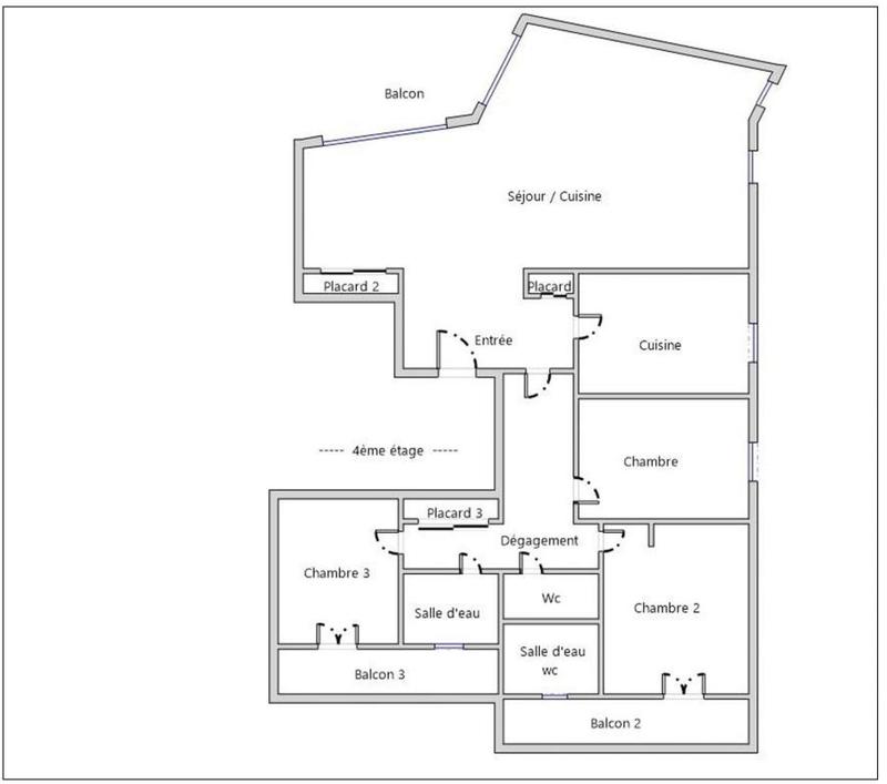 Appartement - 131 m² - 4 pièces