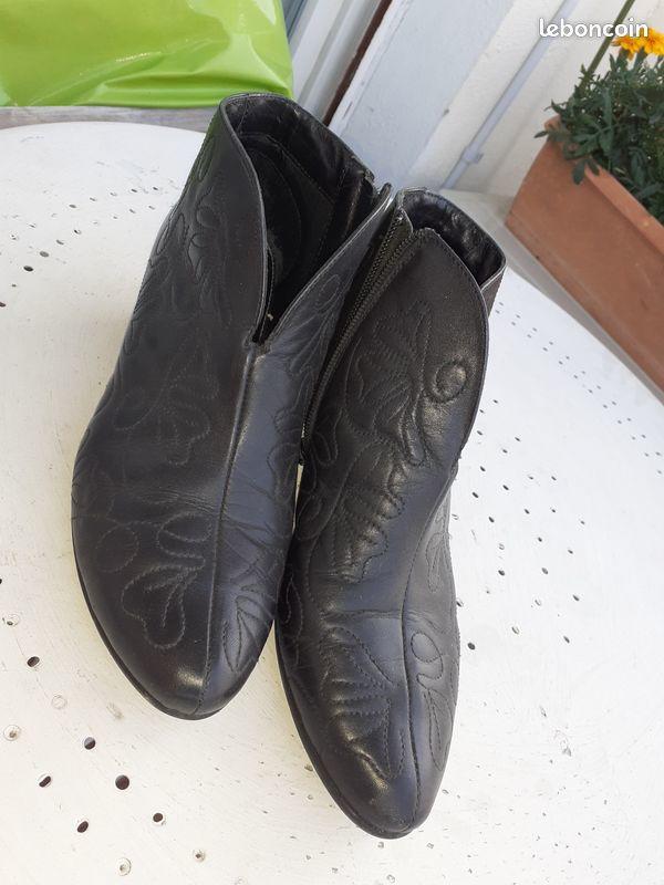 Bottine vintage de  femme