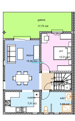 Villa - 92 m² - 4 pièces