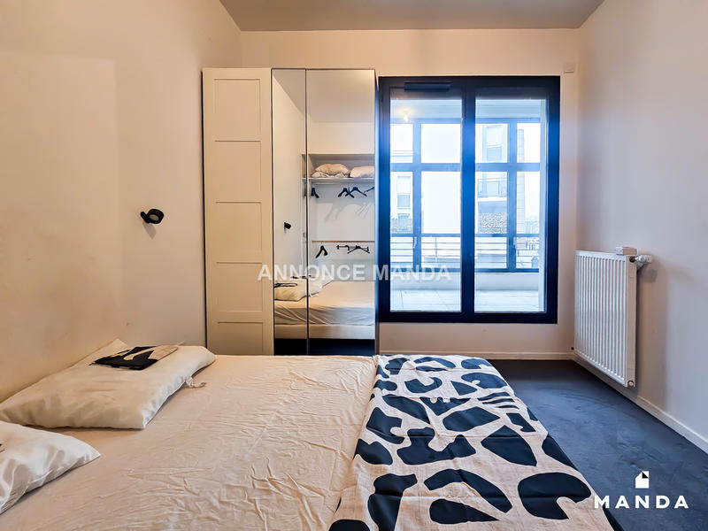 Chambre - 9 m² - 3 pièces