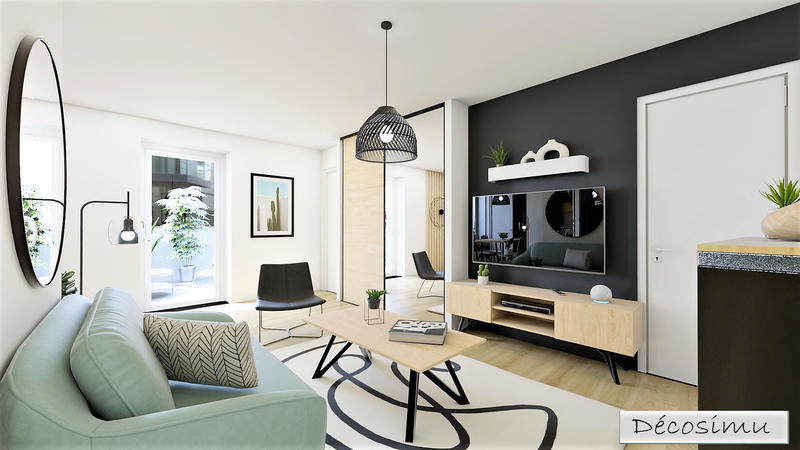 Appartement - 53 m² - 3 pièces