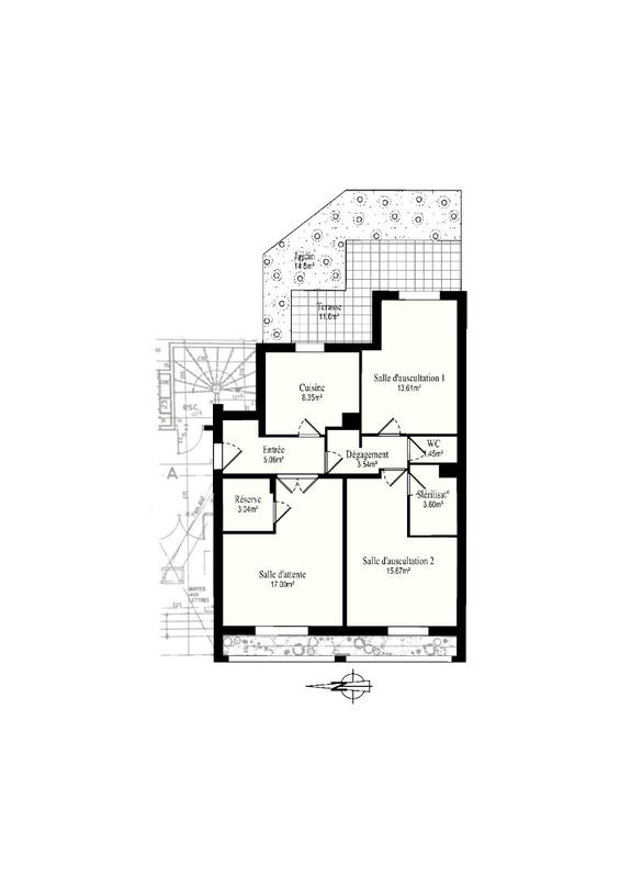 Appartement - 72 m² - 3 pièces