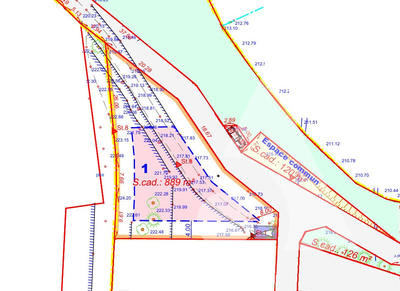 Terrain - 889 m²