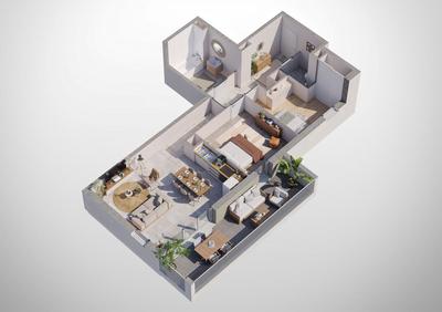 Appartement - 42 à 65 m² - 2 à 3 pièces