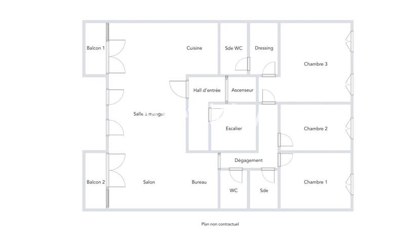 Appartement - 130 m² - 4 pièces