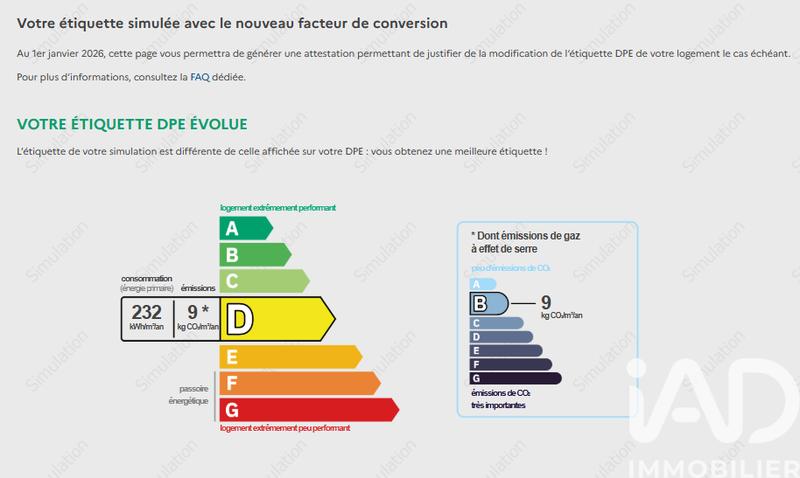 Appartement - 58 m² - 3 pièces