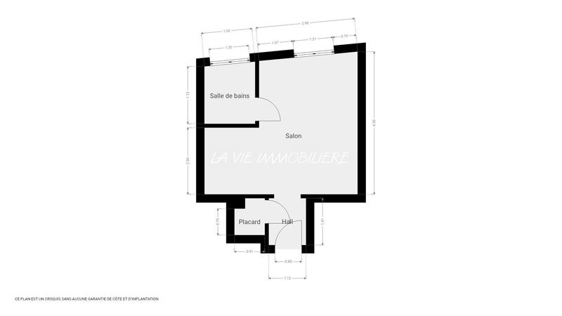Appartement - 21 m² - 1 pièce