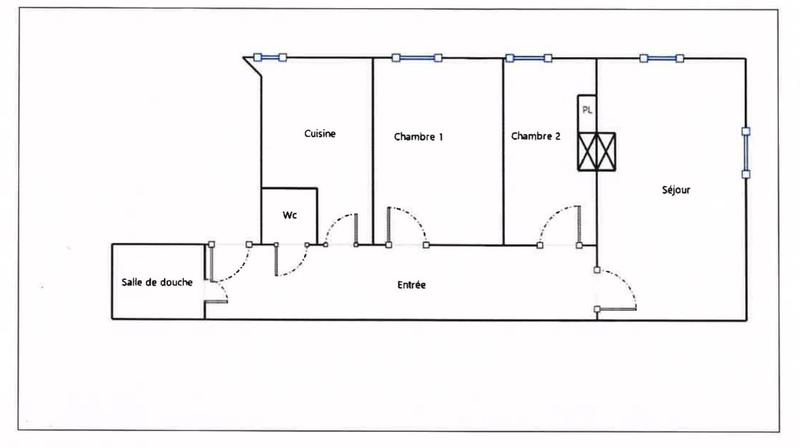 Appartement - 65 m² - 3 pièces