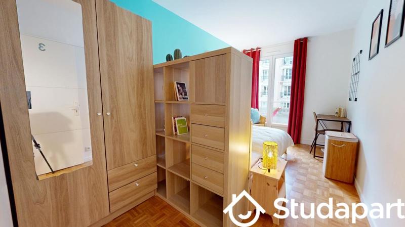 Chambre - 12 m² - 1 pièce