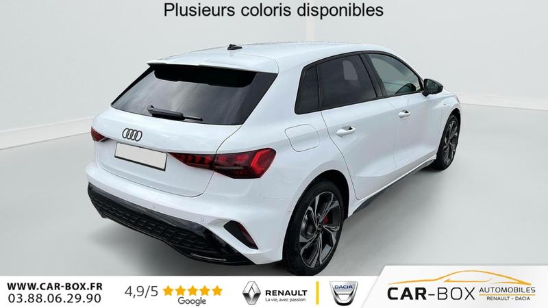 Audi A3 sportback Nouvelle 45 Tfsi E Hybride Rechargeable 272 s tronic 6 s line