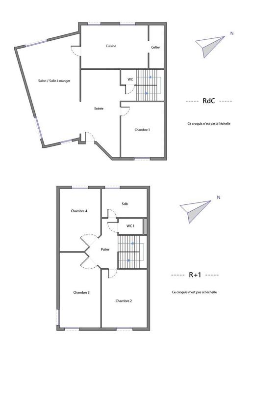 Maison - 98 m² - 5 pièces