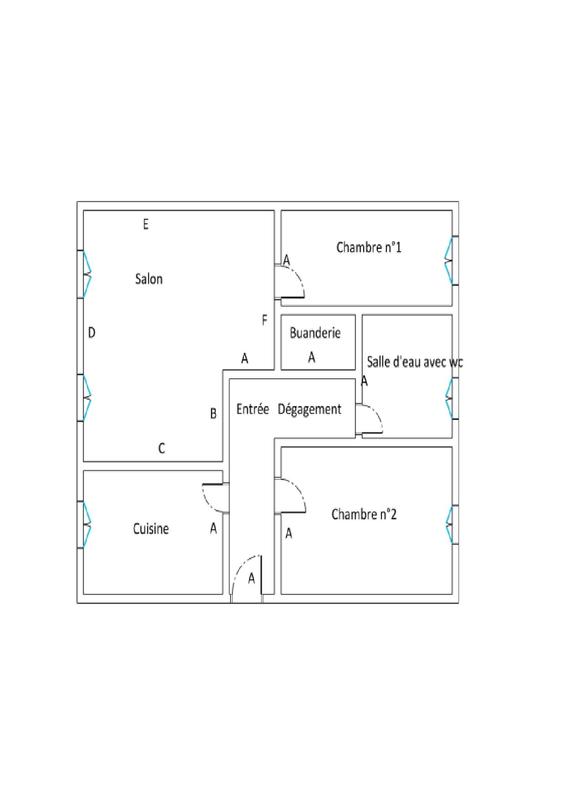 Appartement - 76 m² - 3 pièces
