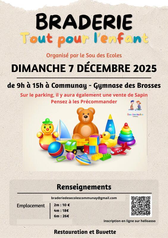 Braderie tout pour l'enfant