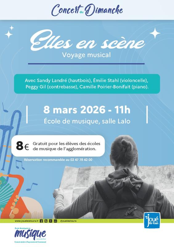 Concert du dimanche : elles en scène, voyage musical