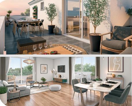 Appartement - 51 m² - 2 pièces