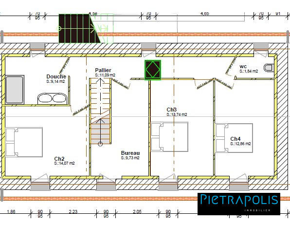 Maison - 140 m² - 6 pièces