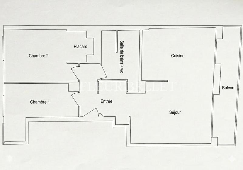 Appartement - 63 m² - 3 pièces
