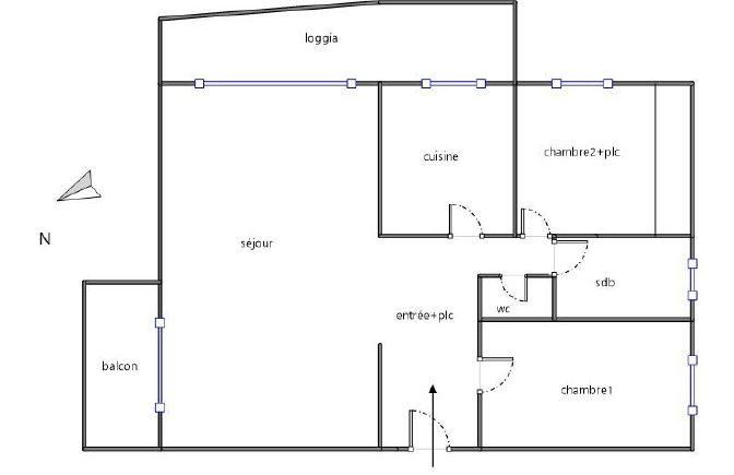 Appartement - 68 m² - 3 pièces