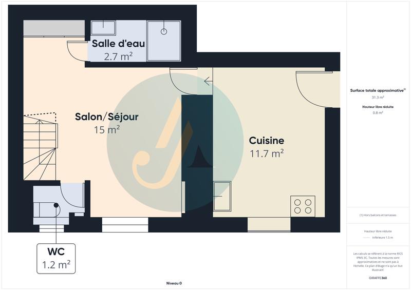 Maison - 41 m² - 3 pièces