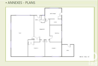 Maison - 90 m² - 4 pièces
